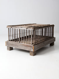 antique primitive farm crate