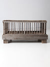antique primitive farm crate