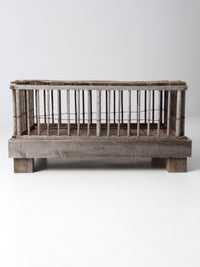 antique primitive farm crate