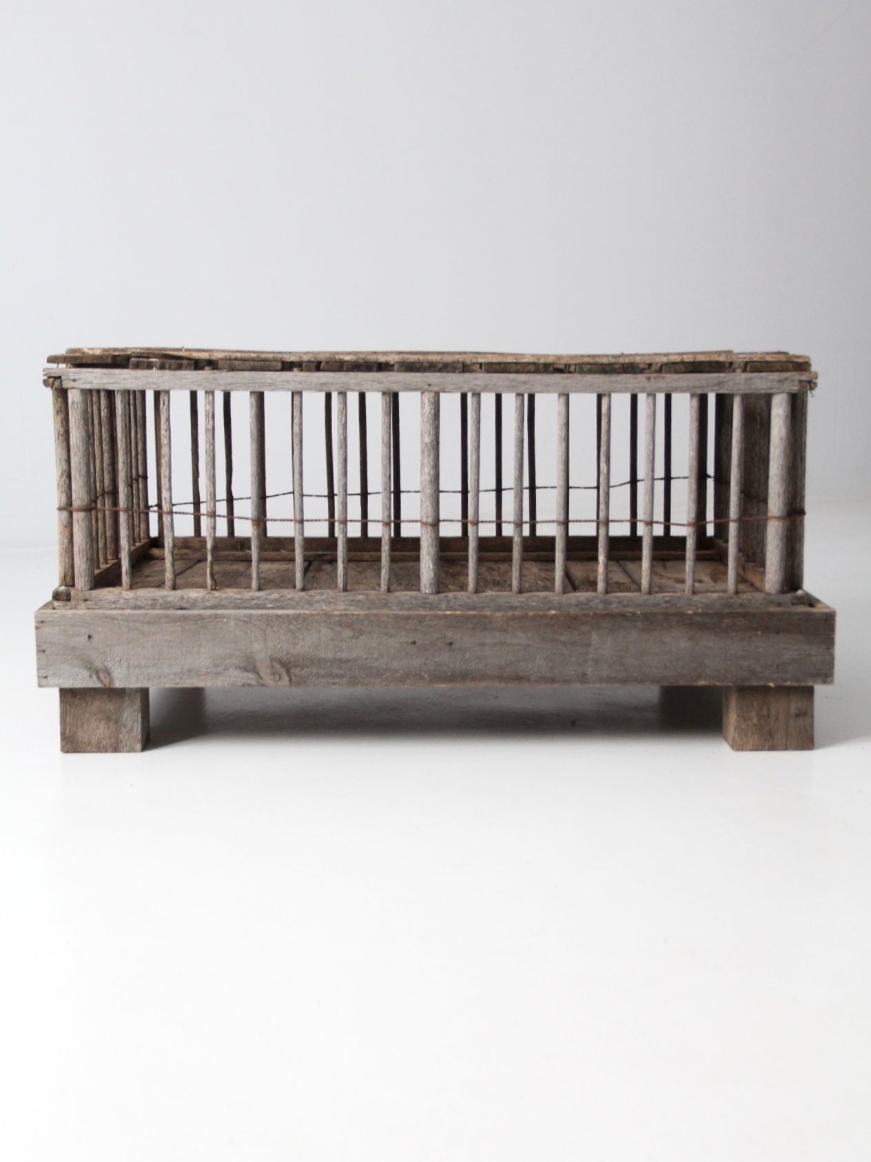 antique primitive farm crate