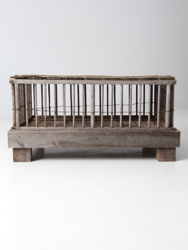antique primitive farm crate