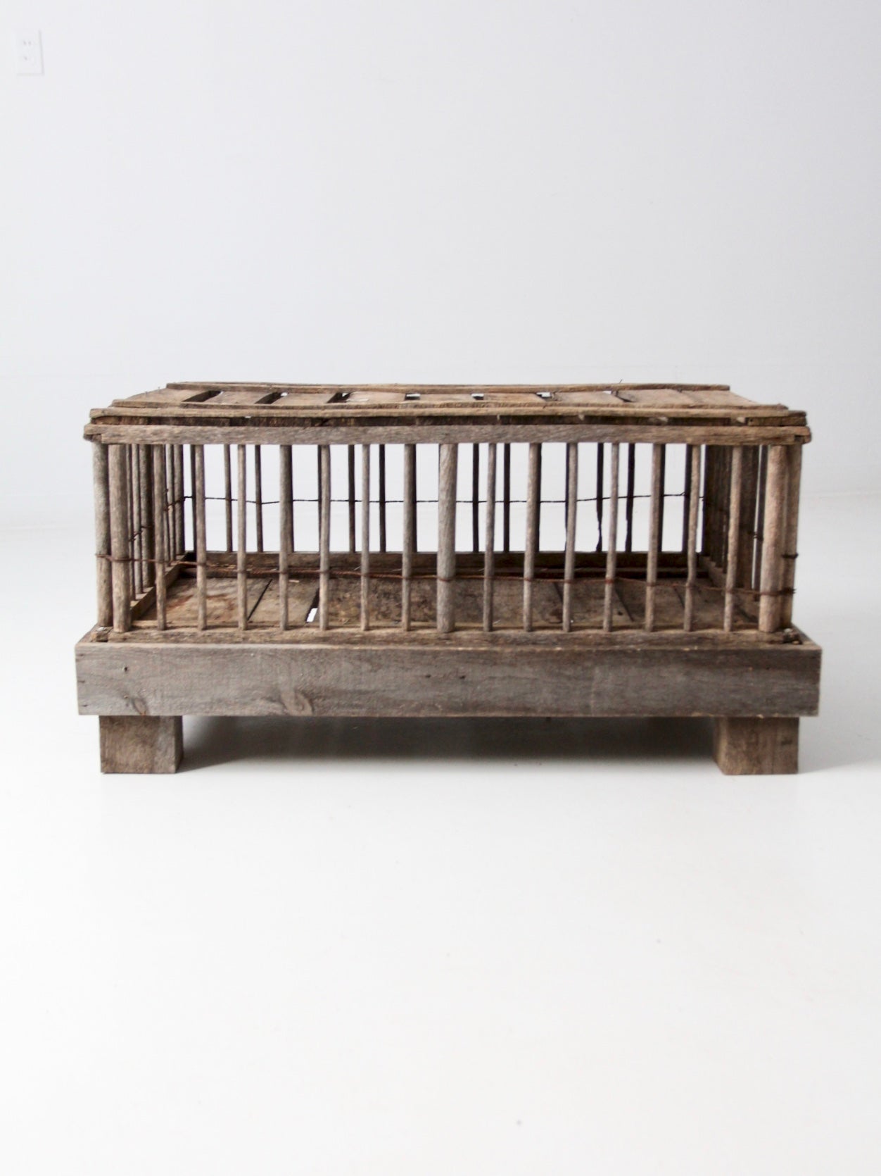 antique primitive farm crate