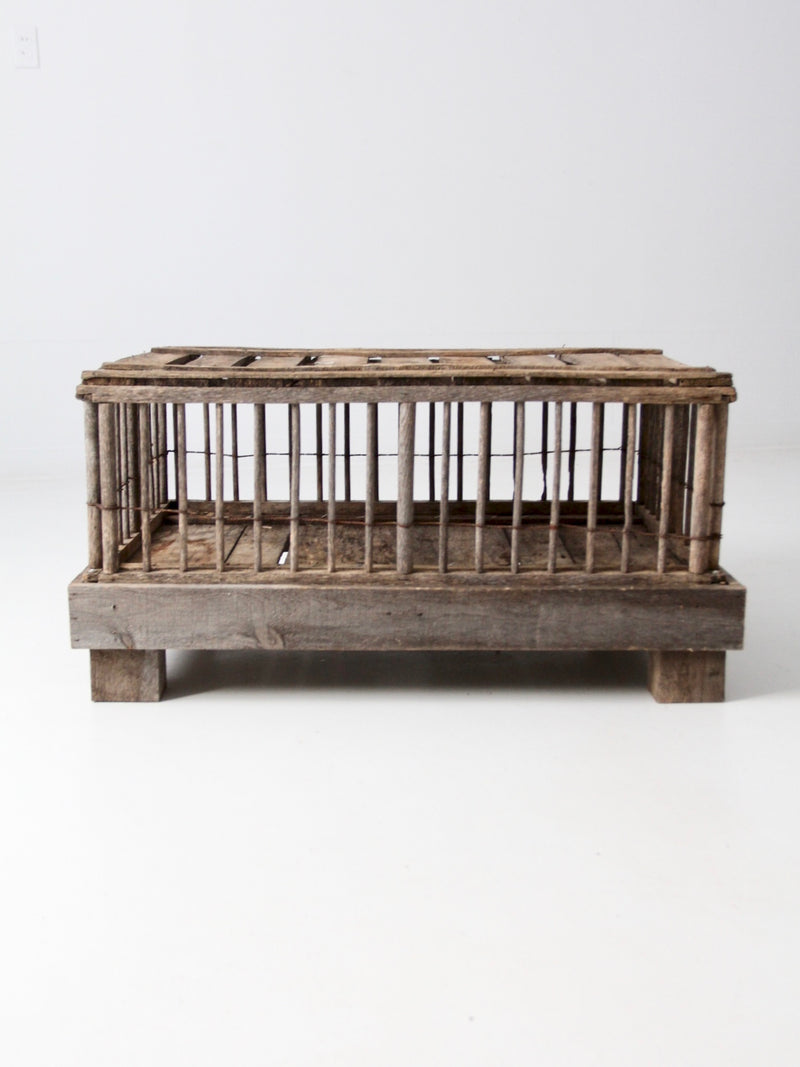 antique primitive farm crate