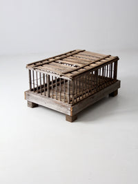 antique primitive farm crate