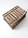 antique primitive farm crate