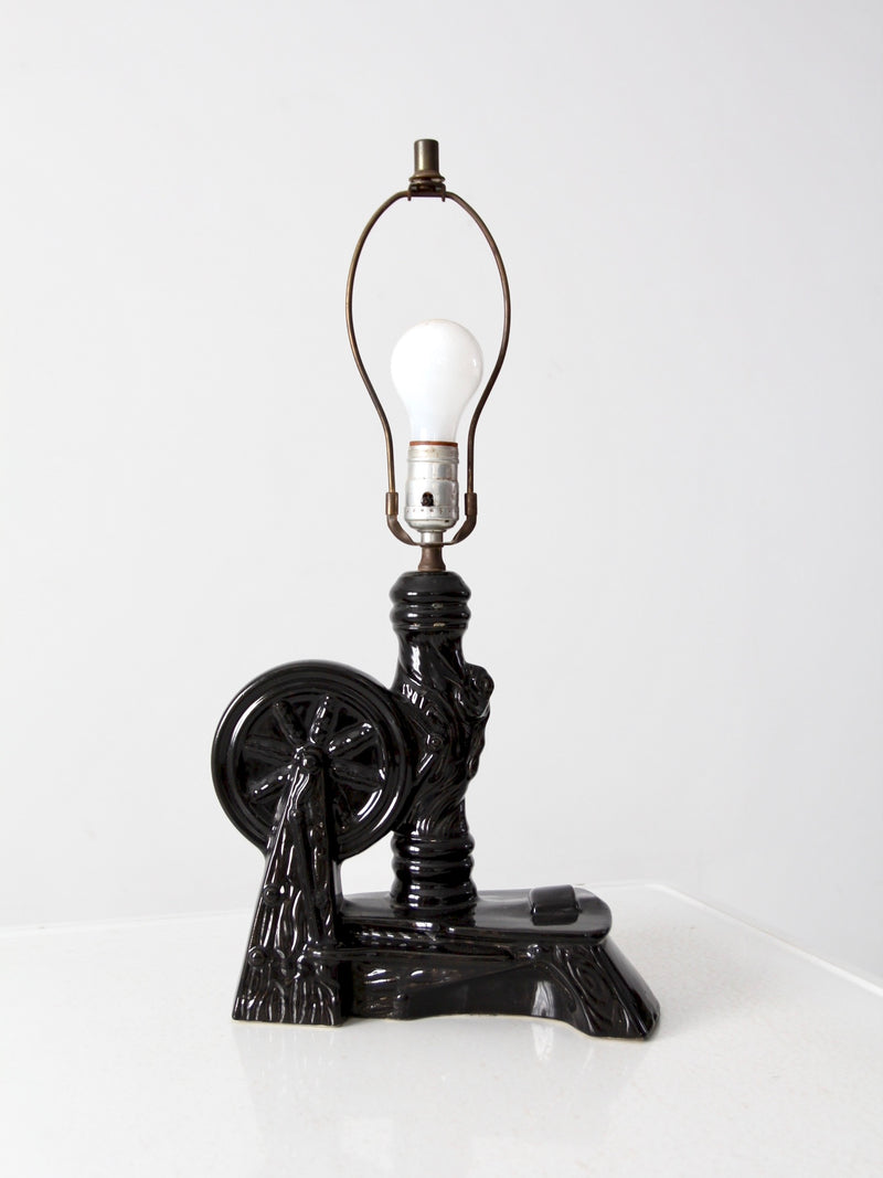 mid-century ceramic table lamp