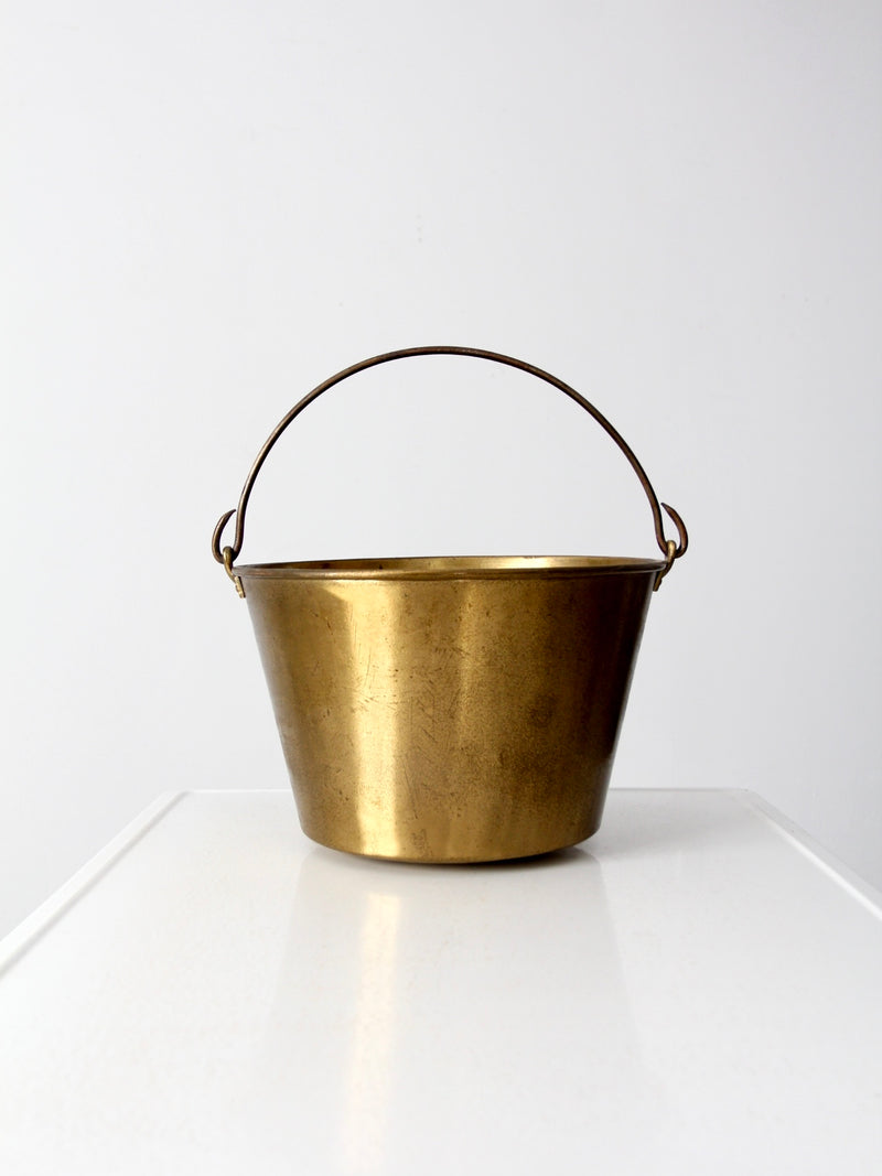 antique Ansonia Brass Company kettle