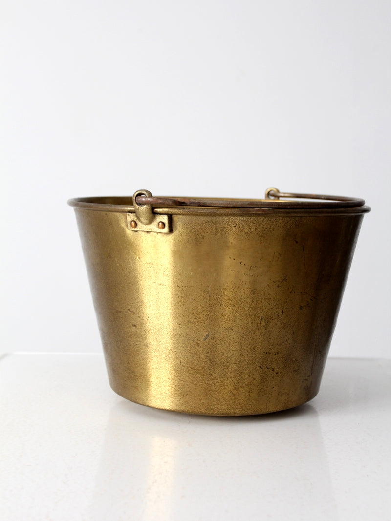 antique Ansonia Brass Company kettle
