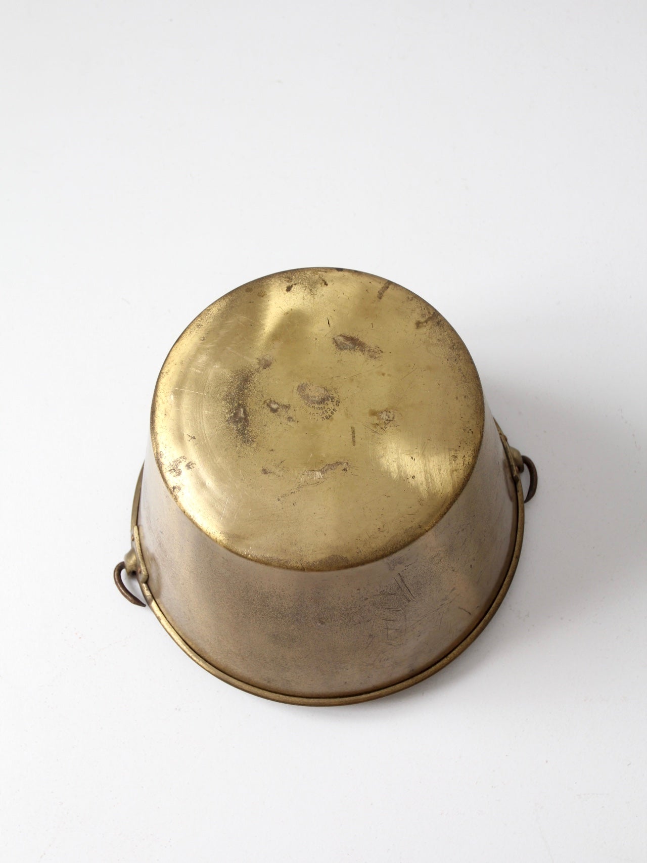 antique Ansonia Brass Company kettle