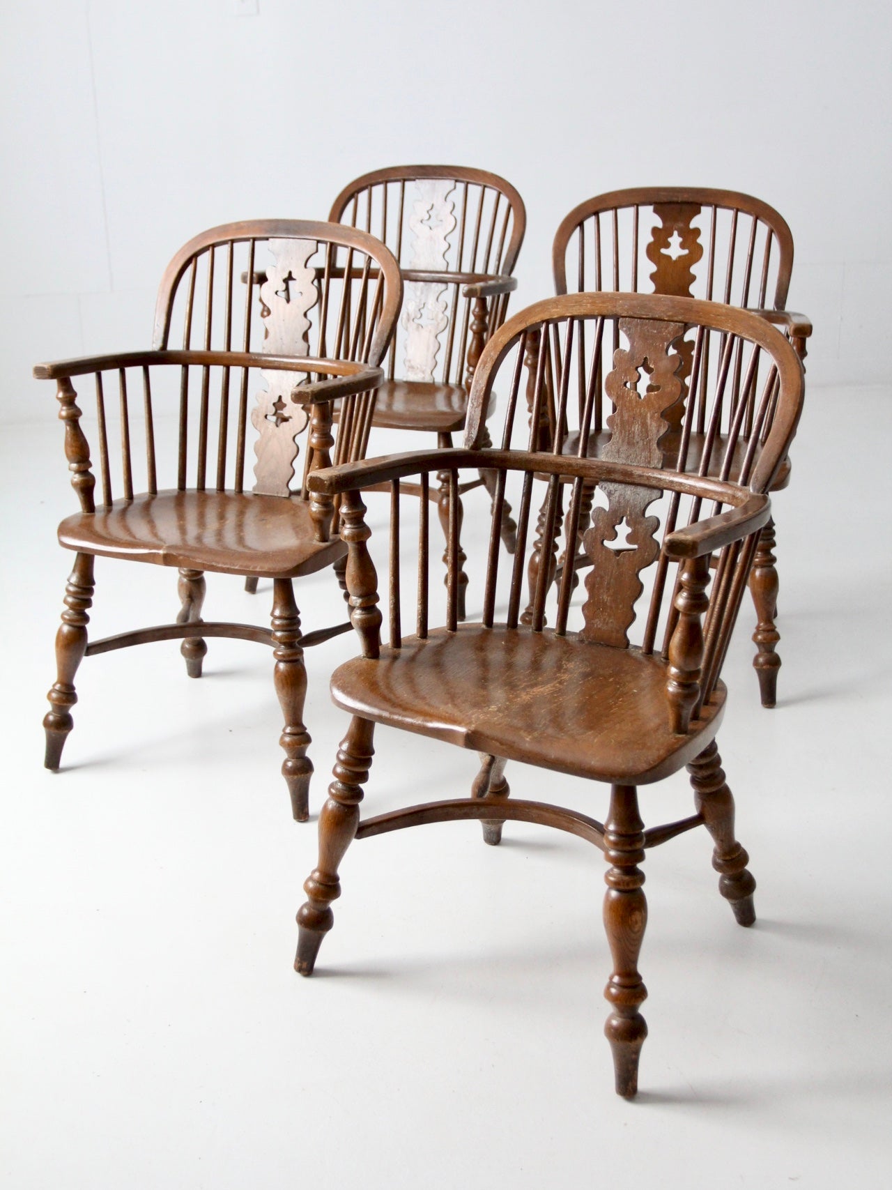 vintage Conant Ball Colonial Revival dining chairs set