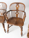 vintage Conant Ball Colonial Revival dining chairs set