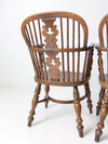 vintage Conant Ball Colonial Revival dining chairs set