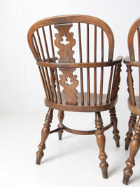 vintage Conant Ball Colonial Revival dining chairs set