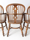 vintage Conant Ball Colonial Revival dining chairs set