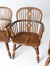 vintage Conant Ball Colonial Revival dining chairs set