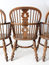 vintage Conant Ball Colonial Revival dining chairs set