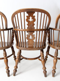 vintage Conant Ball Colonial Revival dining chairs set