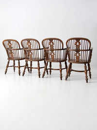 vintage Conant Ball Colonial Revival dining chairs set