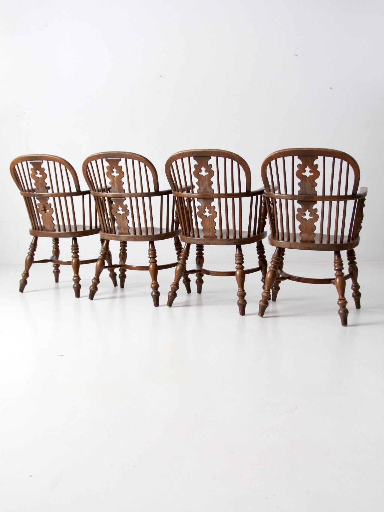 vintage Conant Ball Colonial Revival dining chairs set