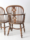 vintage Conant Ball Colonial Revival dining chairs set