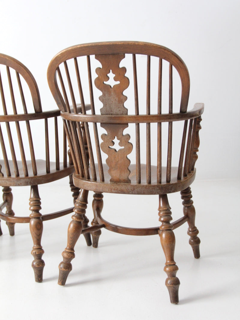 vintage Conant Ball Colonial Revival dining chairs set