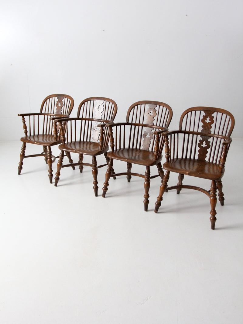vintage Conant Ball Colonial Revival dining chairs set