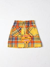 vintage 60s girl's skirt NOS