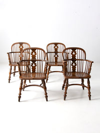 vintage Conant Ball Colonial Revival dining chairs set