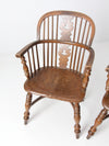 vintage Conant Ball Colonial Revival dining chairs set