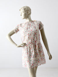 vintage 1920s floral dress