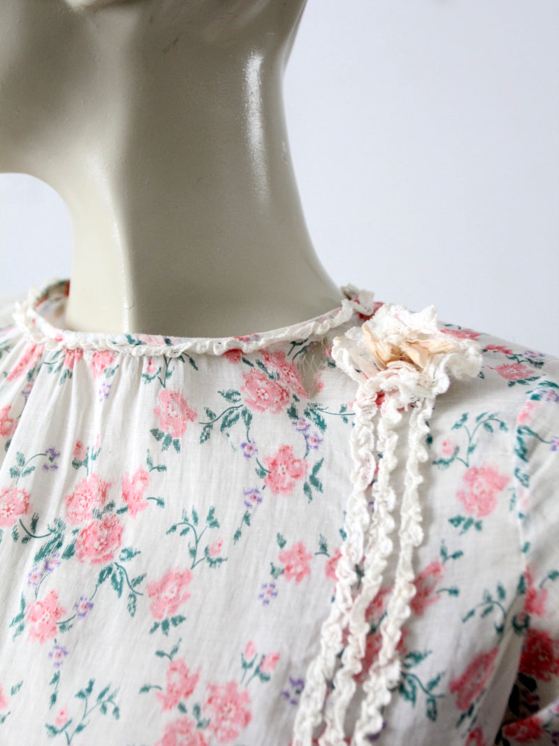 vintage 1920s floral dress