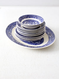 Homer Laughlin Blue Willow Ware set of 13