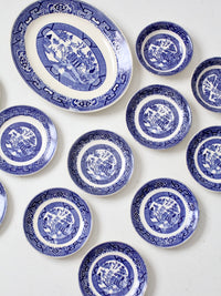 Homer Laughlin Blue Willow Ware set of 13