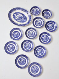 Homer Laughlin Blue Willow Ware set of 13