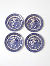 Allertons blue willow divider plates circa 1930