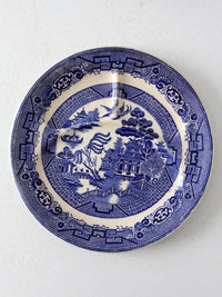 Allertons blue willow divider plates circa 1930