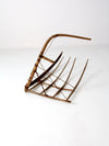 antique grain cradle scythe