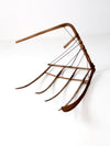 antique grain cradle scythe