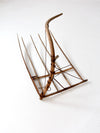 antique grain cradle scythe