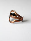 vintage Mexican wide copper cuff