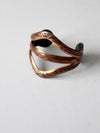 vintage Mexican wide copper cuff