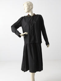 antique drop waist dress