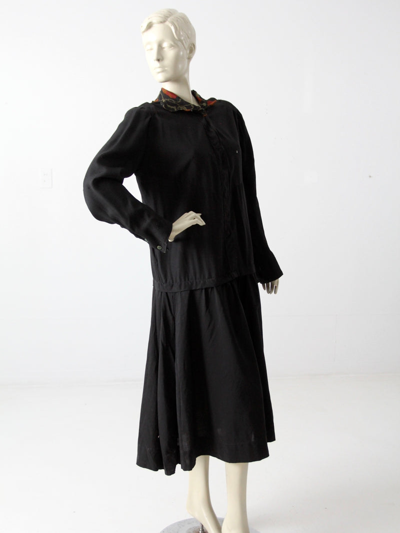antique drop waist dress