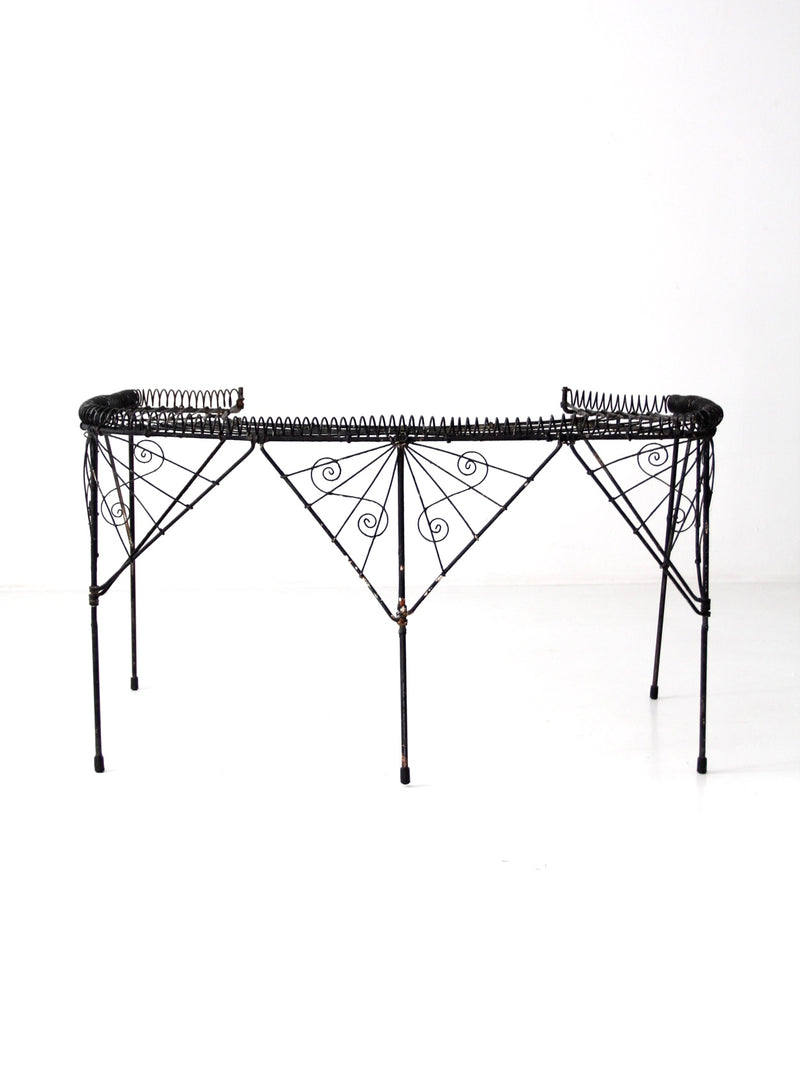 Victorian wire plant stand
