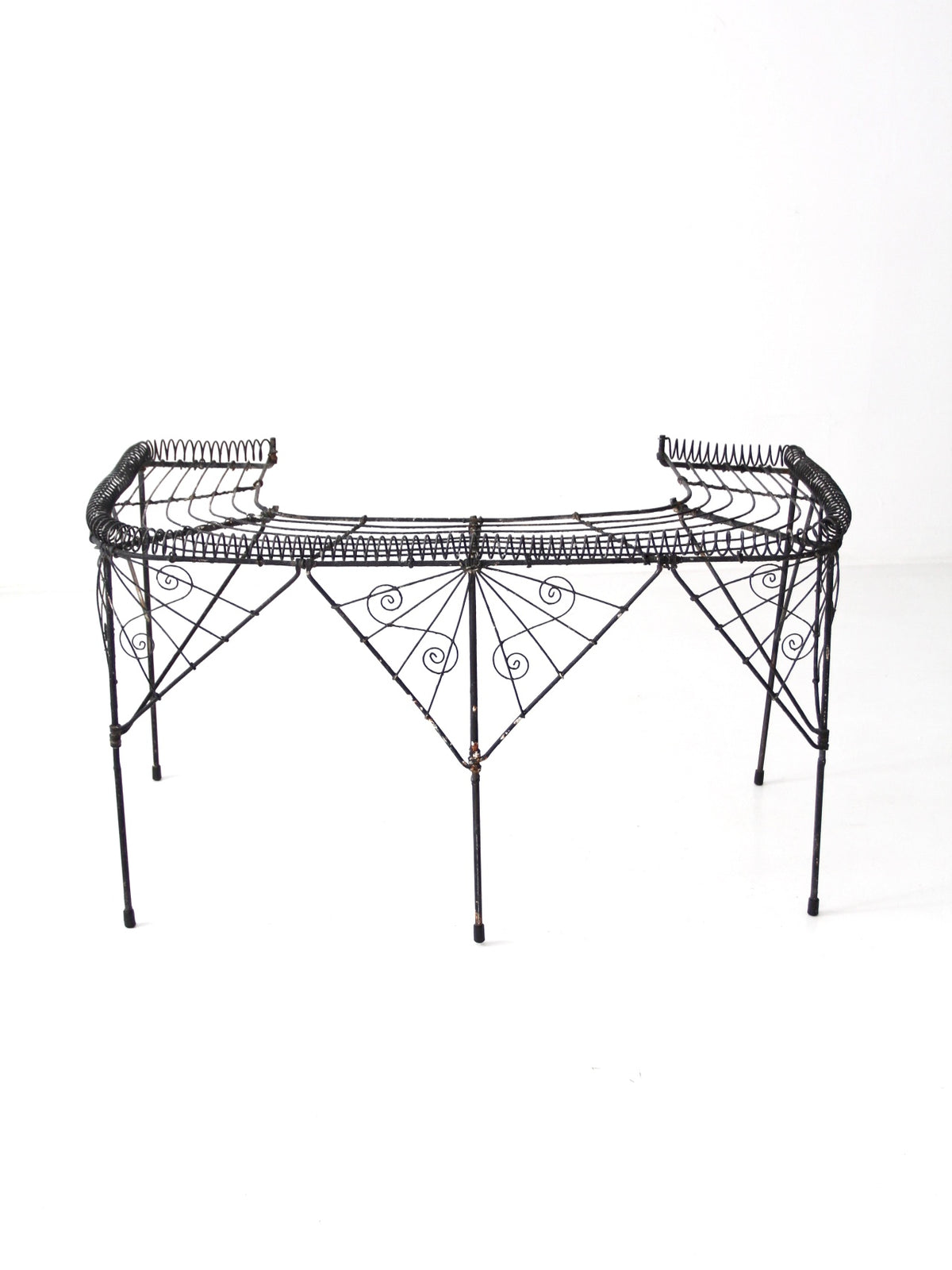 Victorian wire plant stand