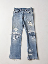 vintage Levis 517 distressed jeans, 31 x 31