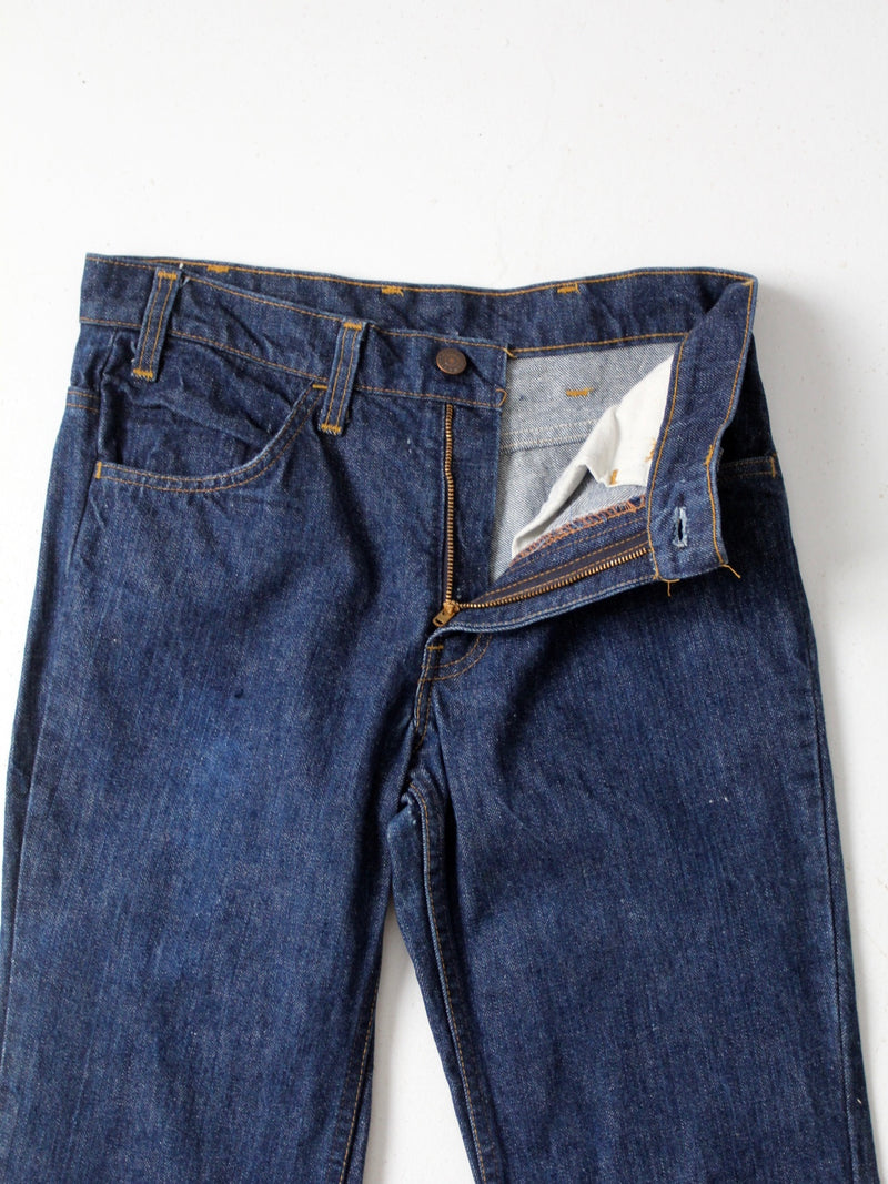 vintage Levis 684 denim bell bottom jeans, 30 x 31