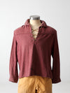 vintage 60s men's pullover shirt