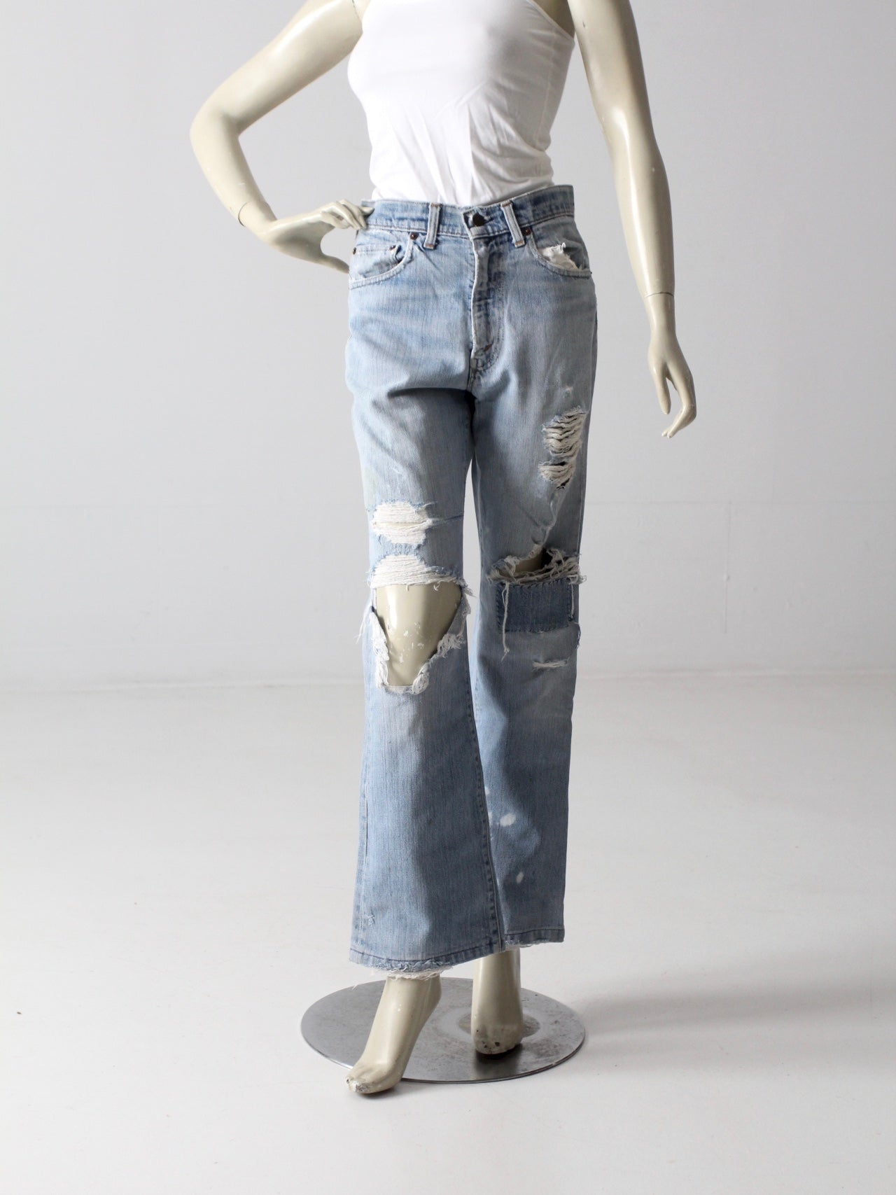 vintage Levis 517 distressed jeans, 31 x 31