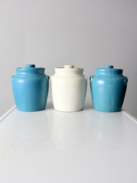 Ransburg Pottery cookie jar collection of 3